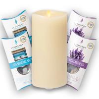 Luminara Ivory LED Pillar Candle Gift Set Extra Image 1 Preview